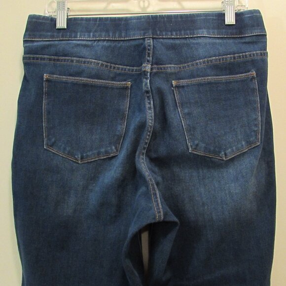 Soft Surroundings 2FH05 Ultimate Denim Pull On Crop Medium - Picture 8 of 16